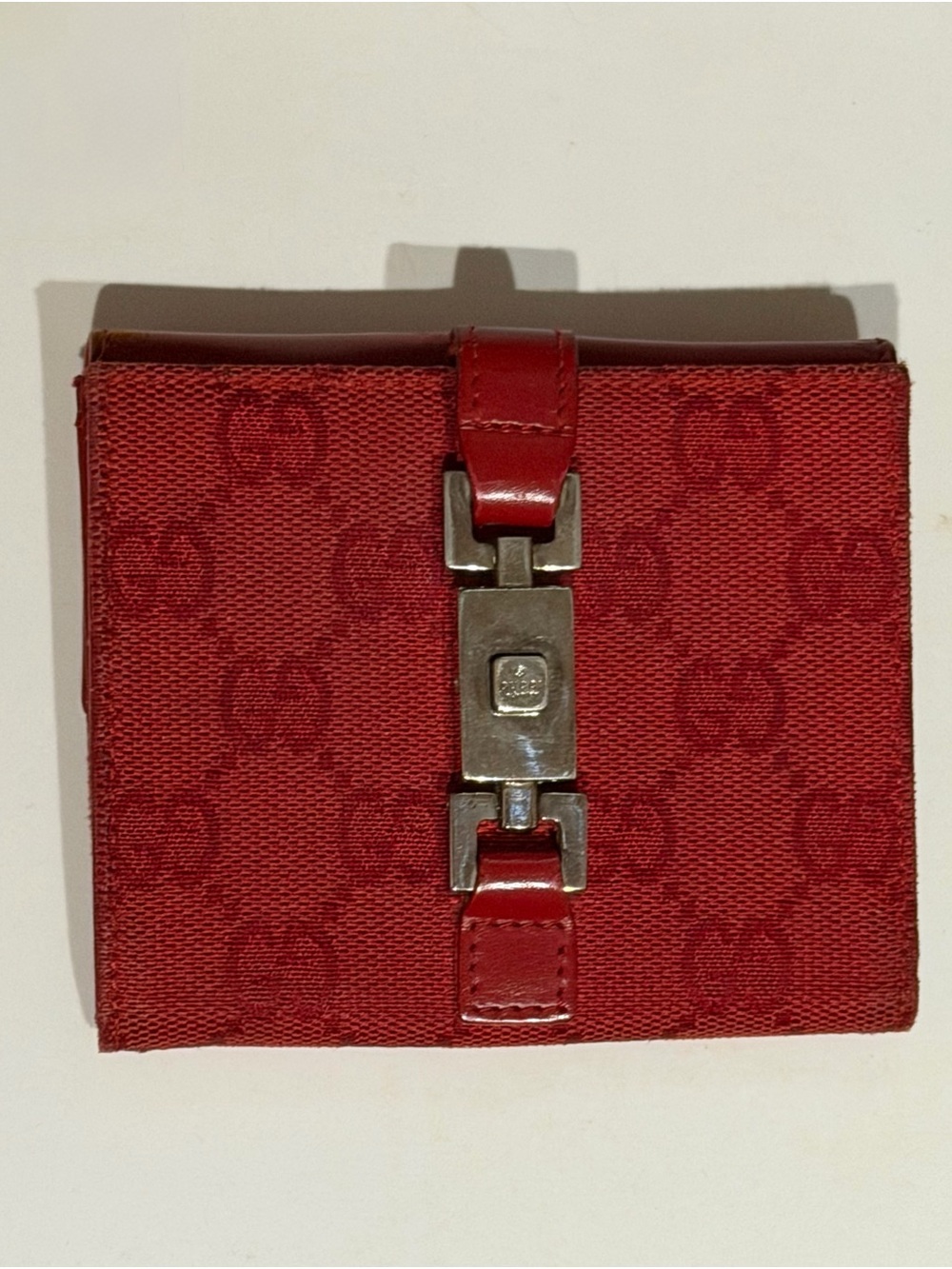 Jacky GG Canvas Compact Wallet